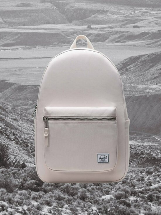 Herschel Classics Settlement Backpack 23L Moonbeam Zip Closure Adjustable Straps main image 10